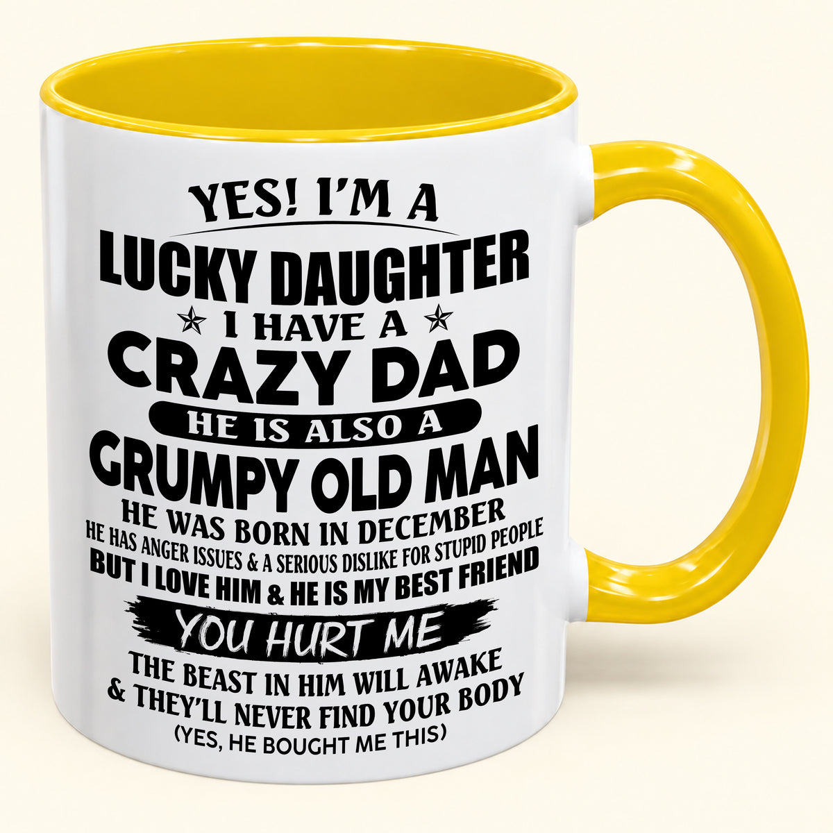To My Daughter From Dad – Never Forget How Much I Love You – Christmas 2026 Gift Coffee Mug (SKU2610-499-12)