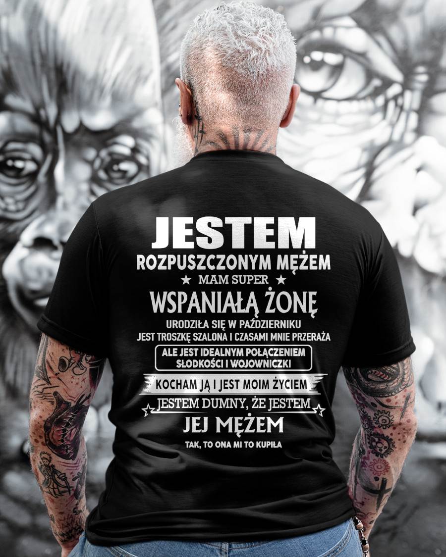 Niesamowita Żona Urodzona w październiku – Idealny Prezent dla Twojego Męża – HL10 (SKU11-67-10)