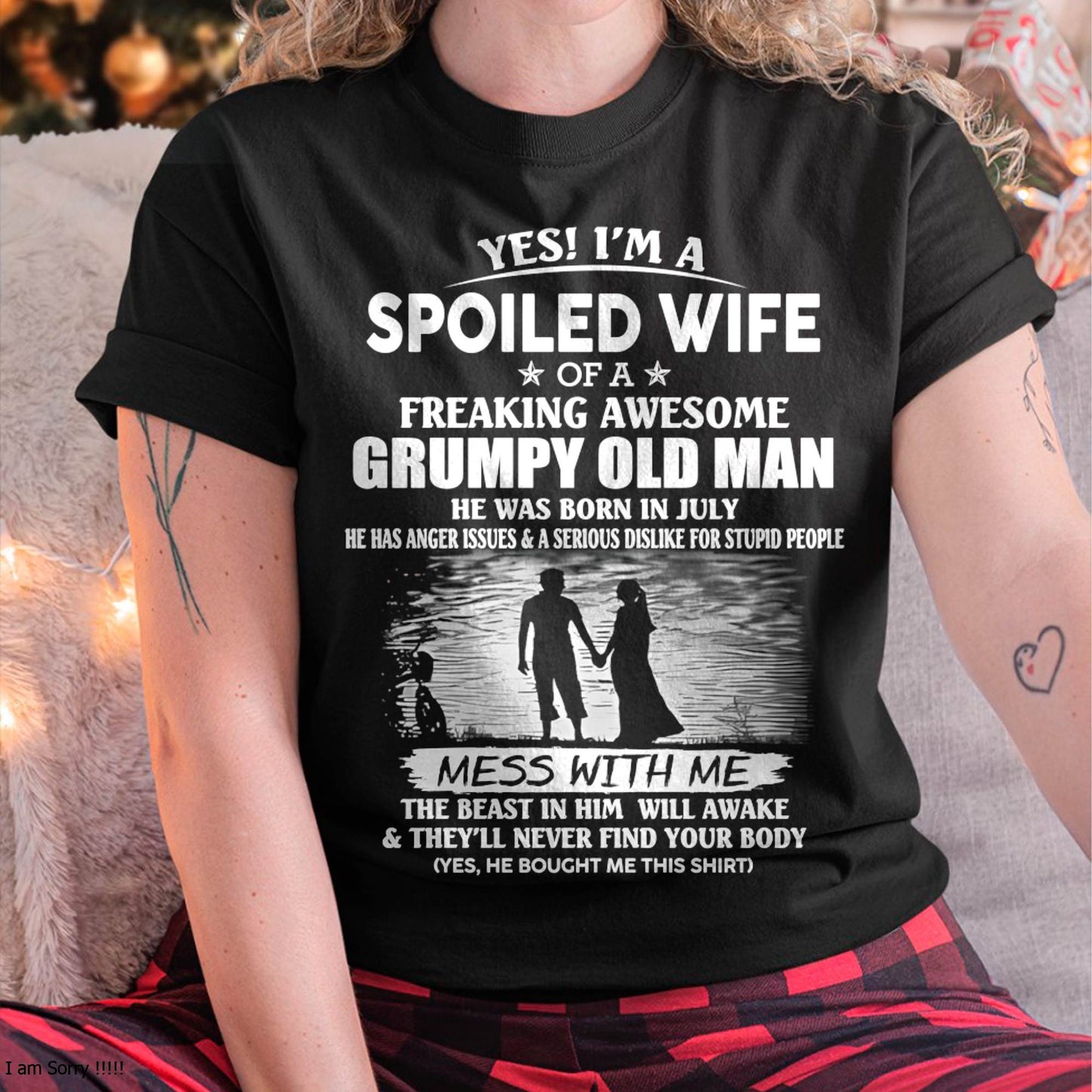 Awesome grumpy old man was born July - Gift for girlfriend, Gift for wife from husband - Perfect gift for your wife - HL07 (SKU2601-226-07)