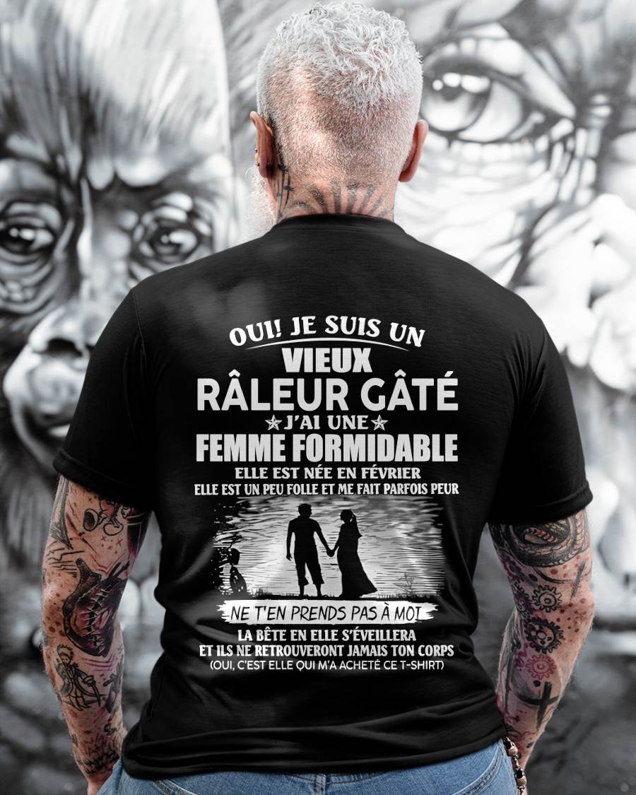 Février Femme Formidable – Cadeau Parfait Pour Votre Mari – HL02 (SKU2605-365-02)