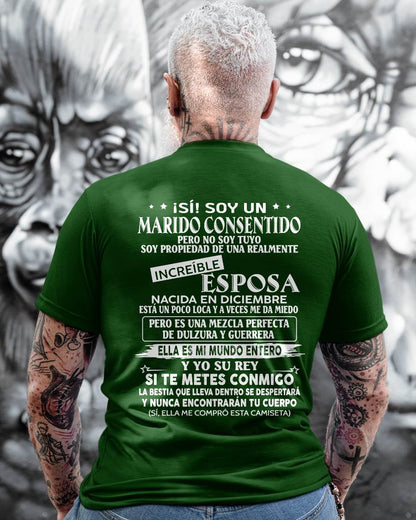 Diciembre - Esposa increíble nació en Diciembre - Regalo especial para Marido - T12 (SKU08-86-12)