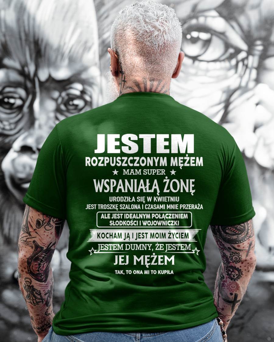 Niesamowita Żona Urodzona w kwietniu – Idealny Prezent dla Twojego Męża – HL04 (SKU11-67-04)
