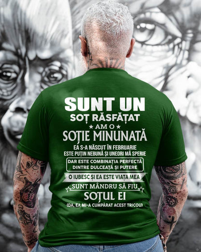 FEBRUARIE – SOȚIE MINUNATĂ – CADOUL PERFECT PENTRU SOȚUL TĂU – HL02 (SKU2605-261-02)