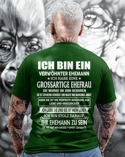 JUNI – FANTASTISCHE FRAU – PERFEKTES GESCHENK FÜR IHREN EHEMANN – DE - HL06 (SKU2605-295-06)