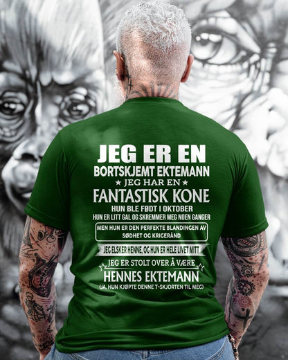 Oktober – Fantastisk kone født i oktober – Spesiell gave til ektemann – NAUY- HL10 (SKU2605-291-10)