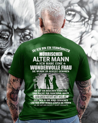 August Wunderbare Frau – Perfektes Geschenk Für Ihren Ehemann – HL08 (SKU2606-275-08)