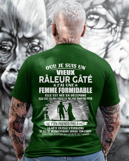 Décembre Femme Formidable – Cadeau Parfait Pour Votre Mari – HL12 (SKU2605-365-12)