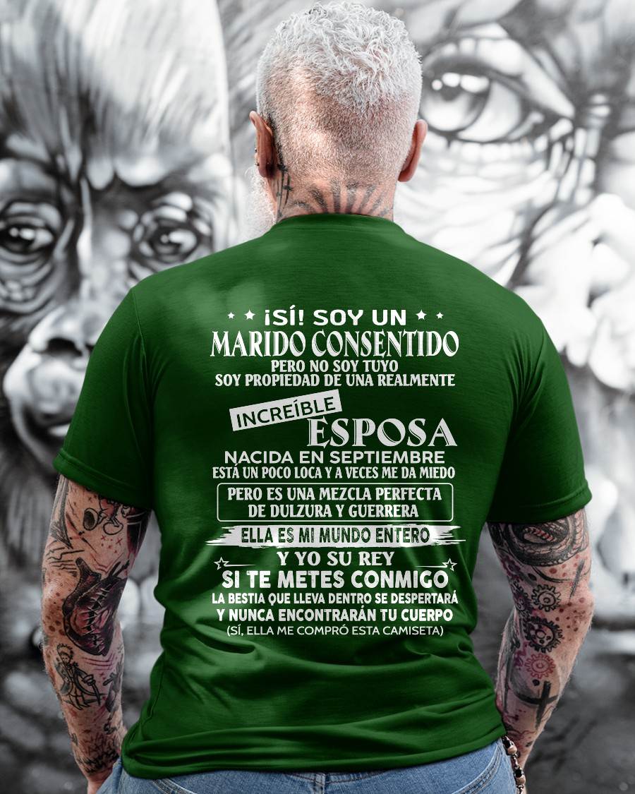 Septiembre - Esposa increíble nació en septiembre - Regalo especial para Marido - T09 (SKU08-86-09)