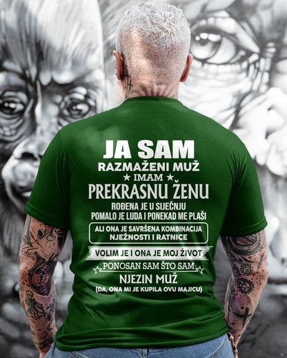 Siječanj – Nevjerojatna supruga rođena u siječnju – Poseban poklon za muža – CR - HL01 (SKU2605-260-01)