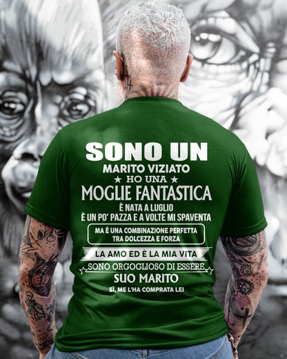 Fantastica Moglie Nata A Luglio – Il Regalo Perfetto Per Tuo Marito - HL07 (SKU2605-138-07)