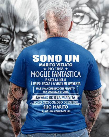 Fantastica Moglie Nata A Luglio – Il Regalo Perfetto Per Tuo Marito - HL07 (SKU2605-138-07)
