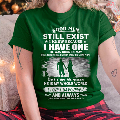 May - Good Men Still Exist - Perfect Gift For Your Girlfriend or Wife - HL05 (SKU2607-16-05)