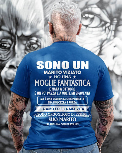 Fantastica Moglie Nata A Ottobre – Il Regalo Perfetto Per Tuo Marito - HL10 (SKU2605-138-10)