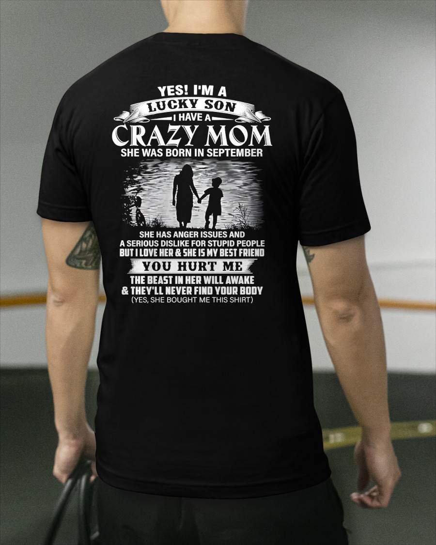 Mom September - Gift For Son Tshirt - Funny T-shirts For Son - Special gift for your Son - HL09 (SKU2604-89-09)