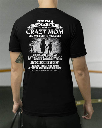 Mom November - Gift For Son Tshirt - Funny T-shirts For Son - Special gift for your Son - HL11 (SKU2604-89-11)