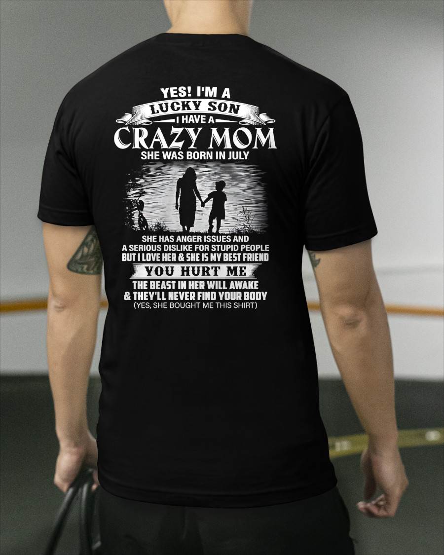 Mom July - Gift For Son Tshirt - Funny T-shirts For Son - Special gift for your Son - HL07 (SKU2604-89-07)