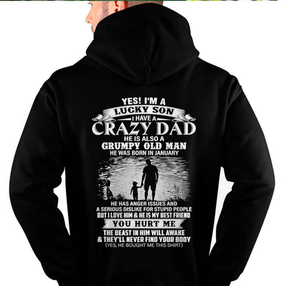 January - Gift For Son Tshirt - Funny T-shirts For Son - Special gift for your Son - HL01 (SKU2604-91-01)