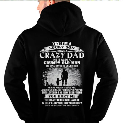 December - Gift For Son Tshirt - Funny T-shirts For Son - Special gift for your Son - HL12 (SKU2604-91-12)