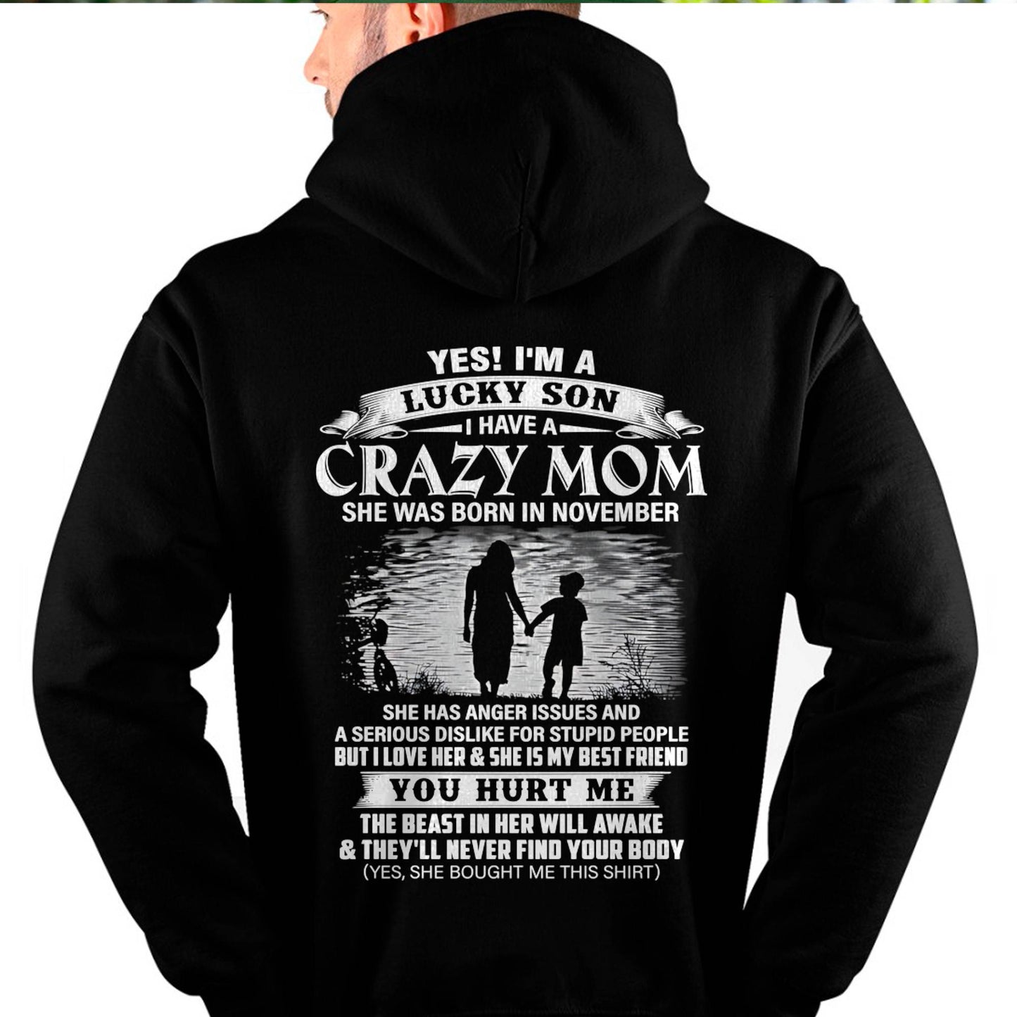 Mom November - Gift For Son Tshirt - Funny T-shirts For Son - Special gift for your Son - HL11 (SKU2604-89-11)