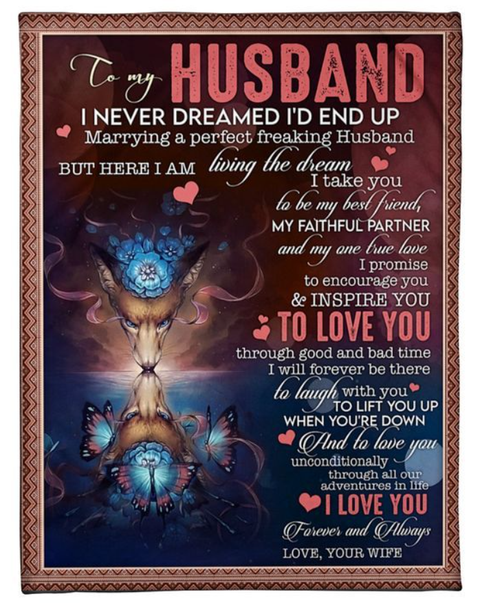 Special Gift For Your Husband Blanket - From Wife