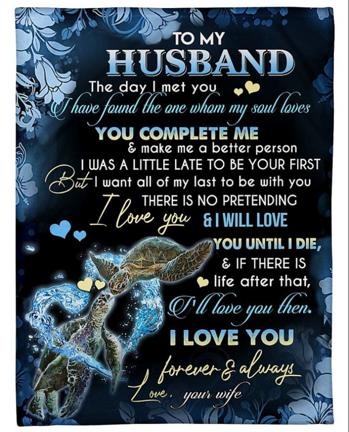 Special Gift For Your Husband Blanket - From Wife