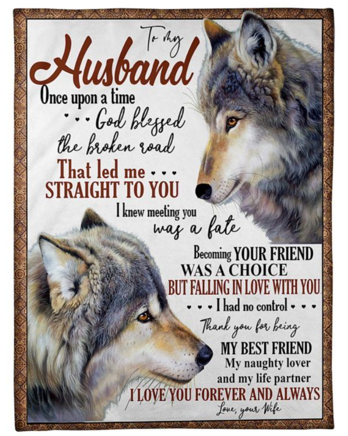 Special Gift For Your Husband Blanket - From Wife