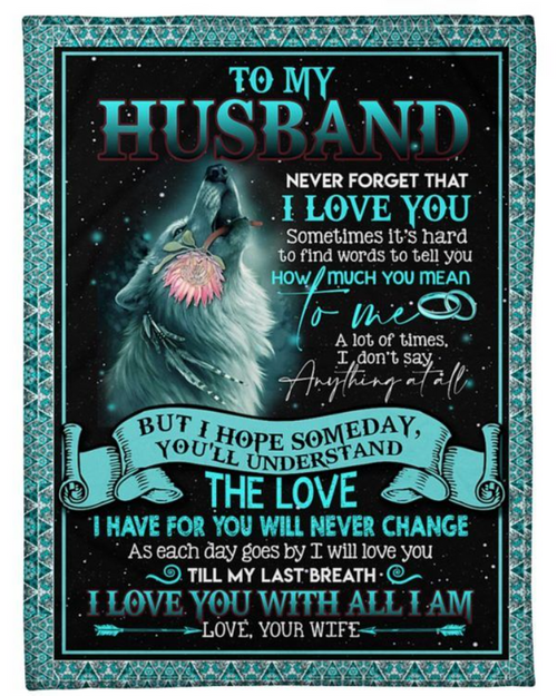 Special Gift For Your Husband Blanket - From Wife
