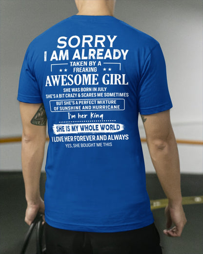 July Awesome Girl - Gifts for your boyfriend, husband - HL07 (SKU.US.01)