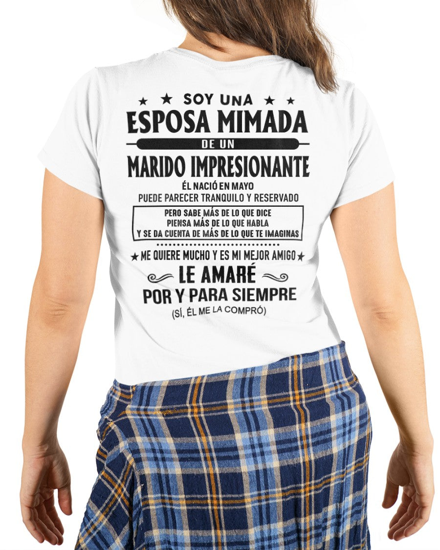 Mayo - Marido impresionante nacido en mayo - Regalo especial para tu esposa - T05 (SKU05-81-05)