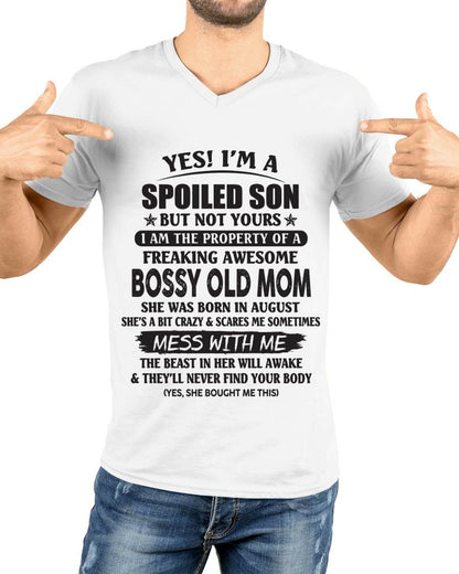August Mom - Gift For Son Tshirt - Funny T-shirts For Son - Special Gift For Your Son - HL08 (SKU07-83-08)