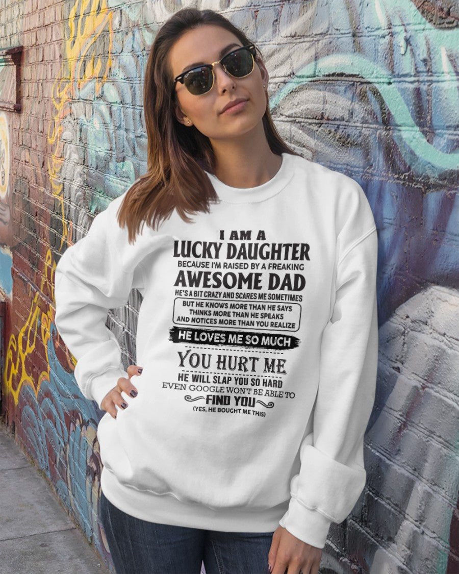 Lucky Daughter - perfect gift for your daughter from Dad - HL00 ( Dad US 00)