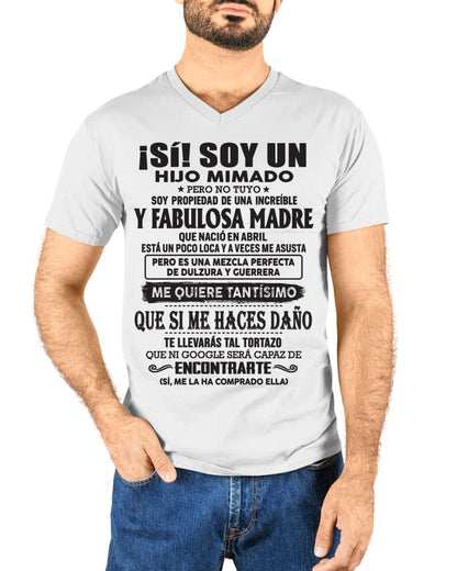 Mère incroyable de naissance en avril – Cadeau spécial pour enfant – T04 (SKU06-12)