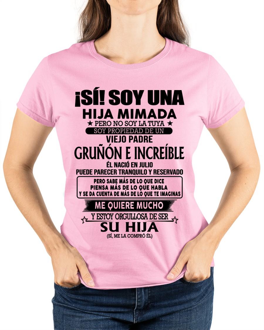 (Julio) Padre Increíble - Regalo especial para hija - T07 (Sku.TbnA16)