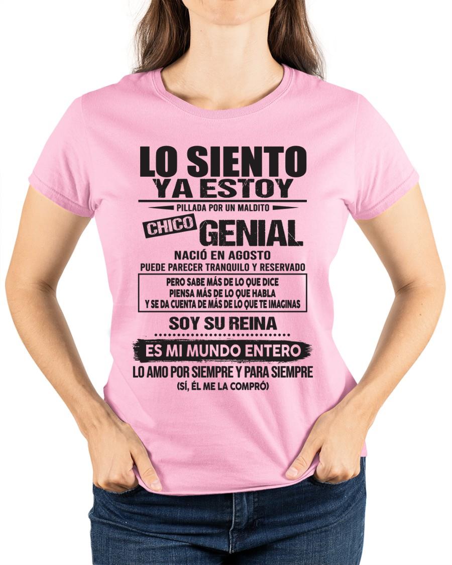 Agosto - Chico genial Nació en agosto - Regalo especial para novia - T08 (SKU04-18)