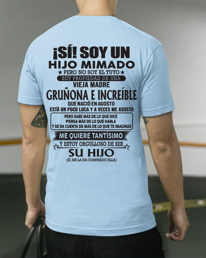 Agosto - Madre increíble de agosto – Regalo especial para hijo – T08 (SKU05-85)