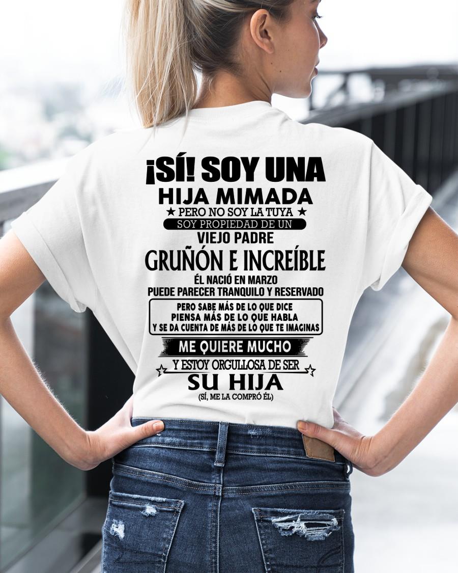 Marzo Padre Increíble - Regalo especial para hija - TBN - T03 (SKU04-109-03)