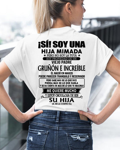 Marzo Padre Increíble - Regalo especial para hija - TBN - T03 (SKU04-109-03)