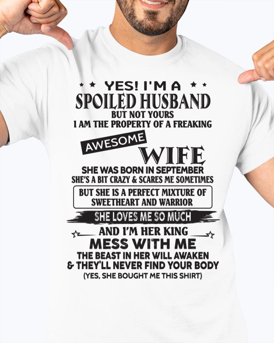September - Awesome wife born in September - Special gift for your husband - HL09 (SKU06-03)