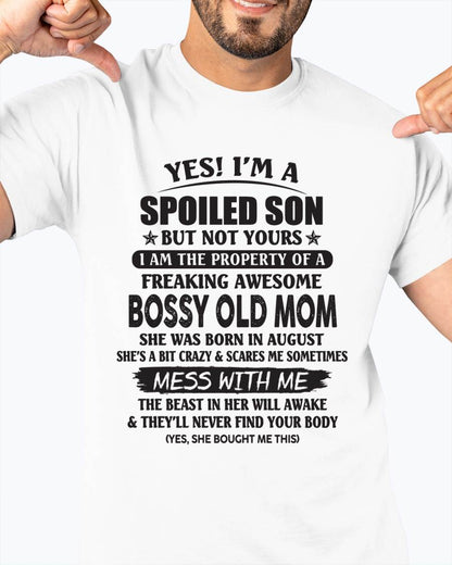 August Mom - Gift For Son Tshirt - Funny T-shirts For Son - Special Gift For Your Son - HL08 (SKU07-83-08)