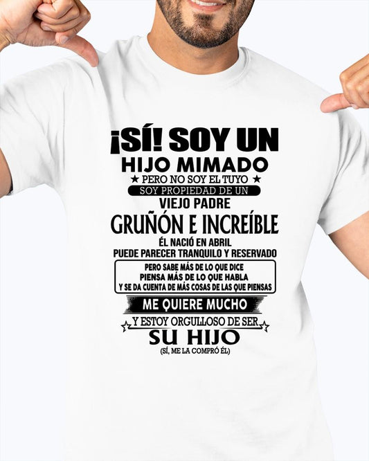(Abril) Padre Increíble - Regalo especial para hijo - T04 (Sku.tbn07-04)