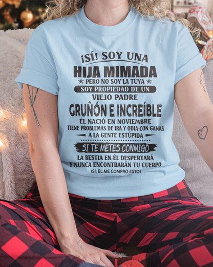 Padre increíble noviembre - Regalo perfecto para tu hija - T11 (SKU07-84-11)