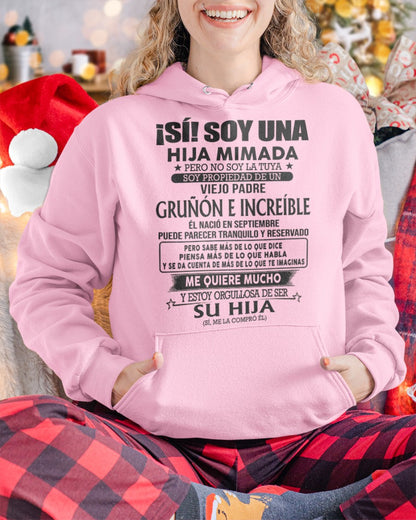 Padre nacido en Septiembre - Regalo especial para hija - TBN - T09 (Sku.TbnA16-09)