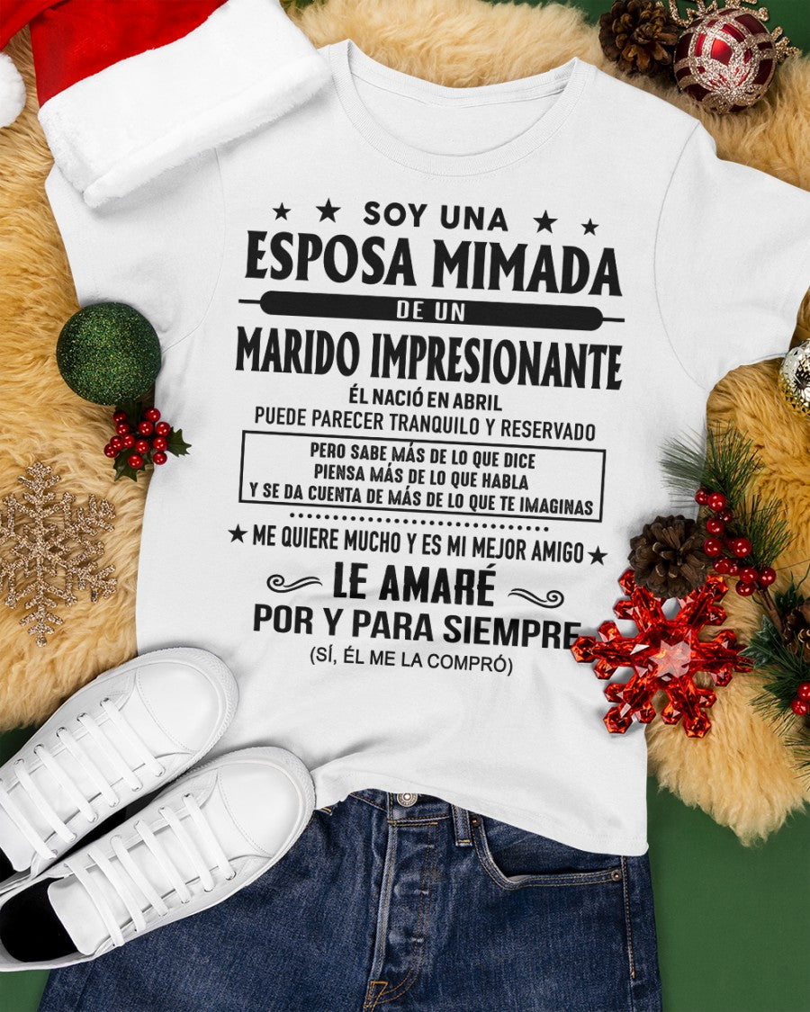 Abril Marido Impresionante - Regalo especial para Esposa - T04 (Sku.Tbn16)