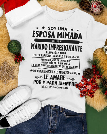Abril Marido Impresionante - Regalo especial para Esposa - T04 (Sku.Tbn16)