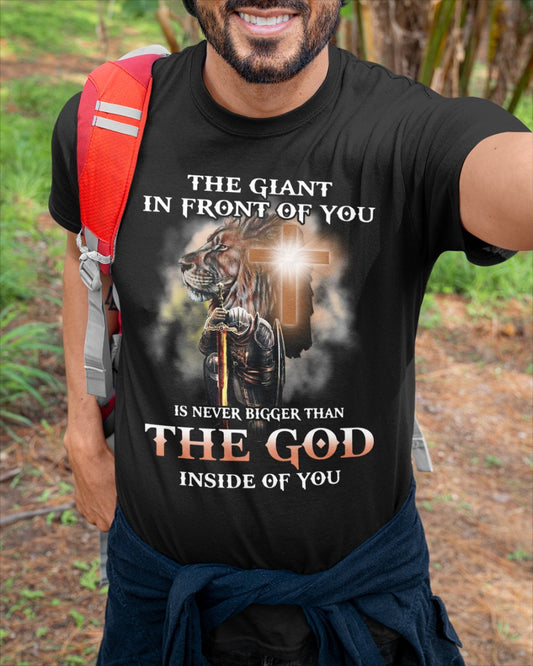 The Giant In Front Of You Is Never Bigger Than The God Inside Of You - HL00 (SKU10-41)