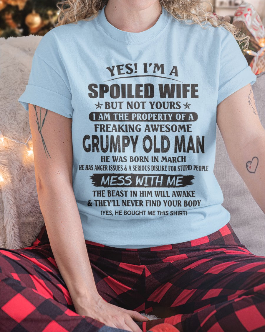 Grumpy Old Man March – Perfect gift for your wife – HL03 (SKU07-16-03)
