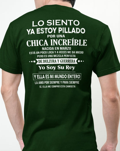 Marzo Chica Increíble - Regalo especial para tu novio - T03 (SKU04-112)