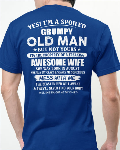 Awesome wife August - Perfect gift for your husband - HL08 (SKU06-68-08)