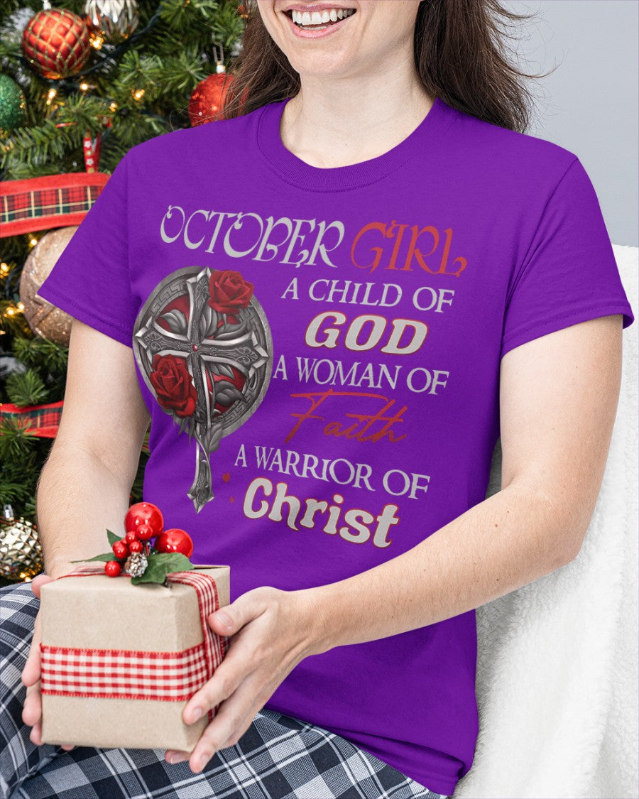 October Girl - A Child of God, A Woman of Faith, A Warrior of Christ - HL10 (SKU06-62-10)