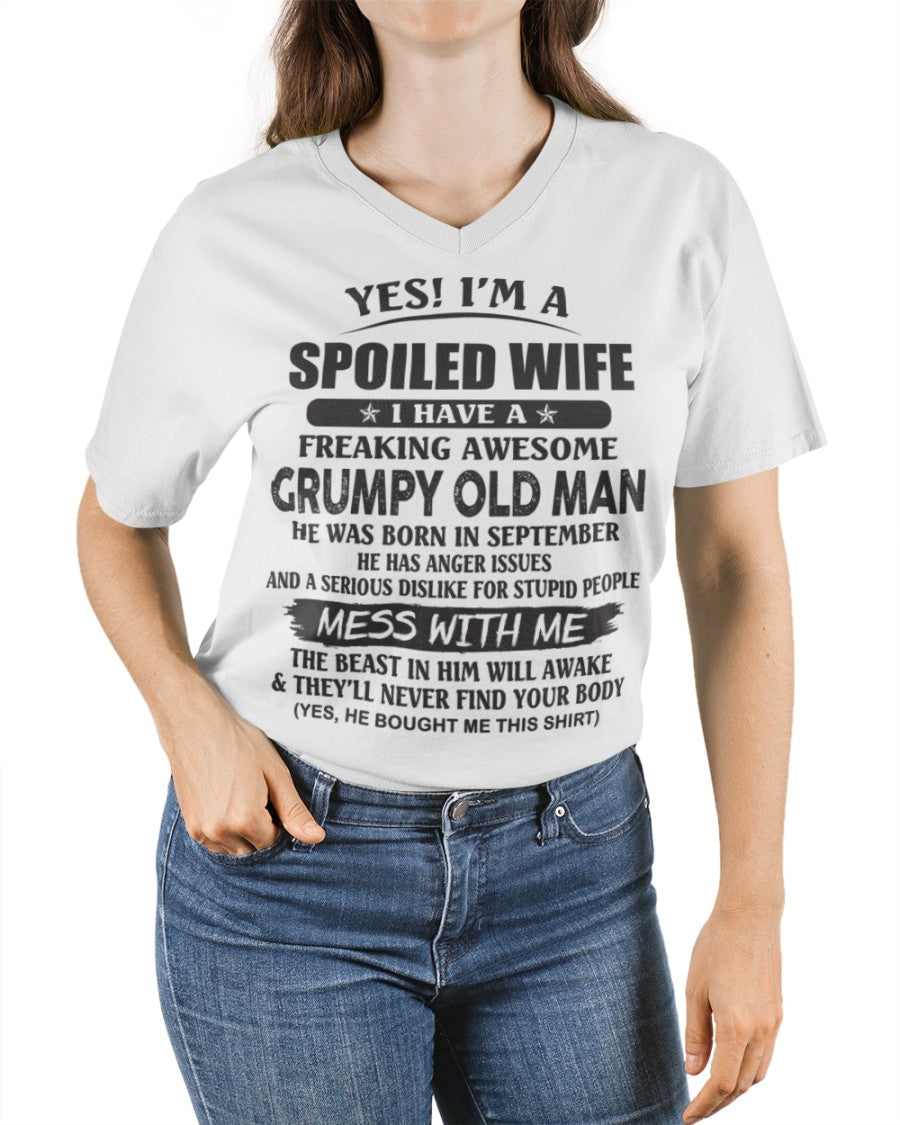 Awesome husband was born September - Gift for girlfriend, Gift for wife from husband - Perfect gift for your wife - HL09 (SKU11-52-09)